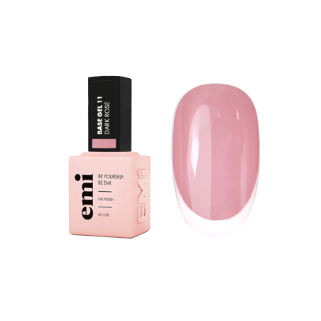 Base Gel Dark Rose #11 – Gel Camouflage Rose Foncé | E.MiLac