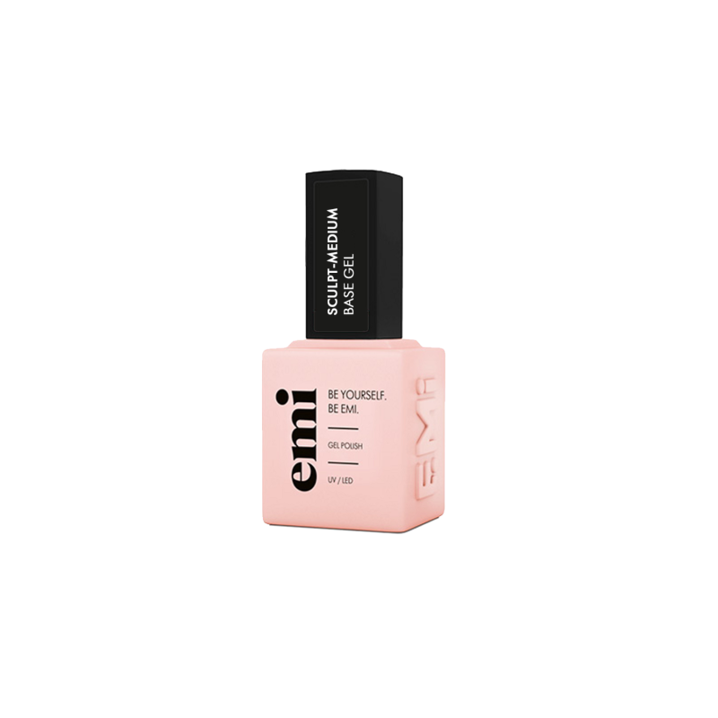 E.MiLac Base Gel 6 ml — Base sculptante pour ongles, facile à retirer