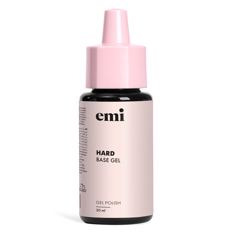 E.MiLac Hard Base Gel 30 ml — Base Gel Renforçante Longue Tenue