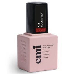 E.MiLac OS Rocket Red #511 — Vernis Gel Rouge Intense 9 ml