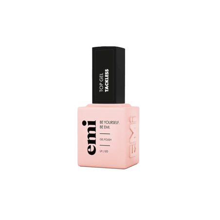 E.MiLac Top Gel Tackless 15 ml — Top coat gel sans résidu haute brillance