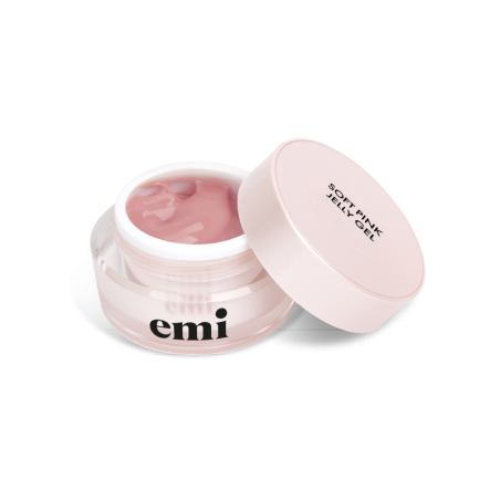 Soft Pink Jelly Gel 15 g – Gel ongles rose semi-transparent effet jelly