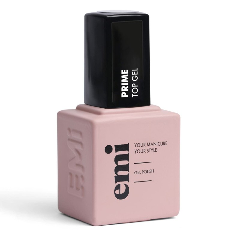 E.MiLac Top Gel 9 ml - Top coat gel satiné longue tenue