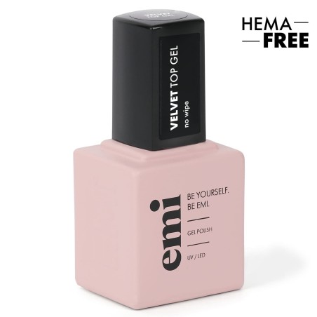 Velvet Top Gel – Fini Mat Velouté Sans Résidu | E.MiLac