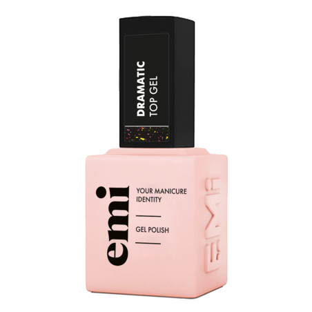 Dramatic Top Gel – Top Coat Effet Feuille d’Or | E.MiLac