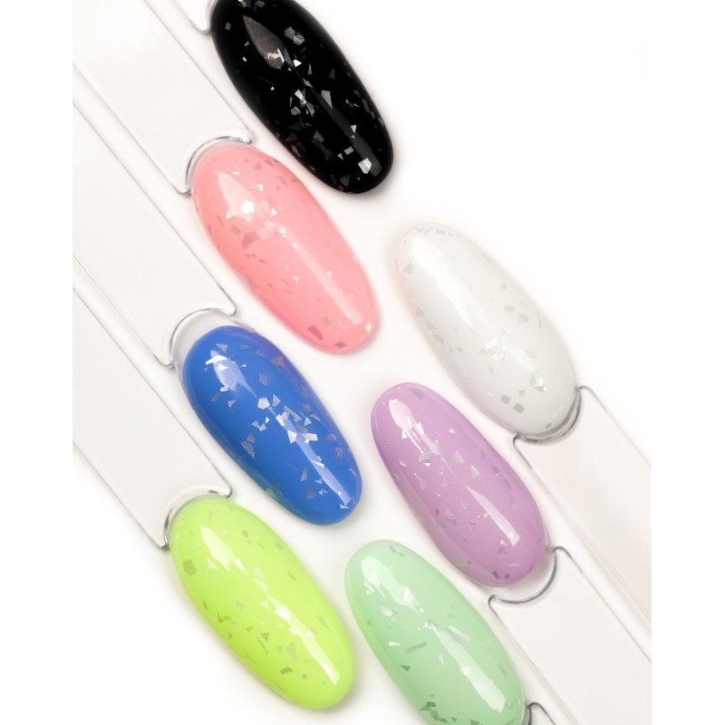 Silver Drop Top Gel – Top Coat Effet Argenté | E.MiLac