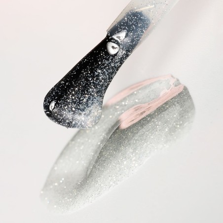 Scandium Top Gel – Top Coat Argenté Élégant | E.MiLac 9 ml