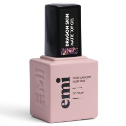 Dragon Skin Matte Top Gel – Top Effet Écailles Mat | E.MiLac 9 ml