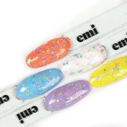 E.MiLac Baby Top Gel – Top Coat Confettis Colorés | 9 ml