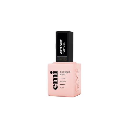 E.MiLac Artefact Top Gel – Top Coat Artistique à Paillettes | 9 ml