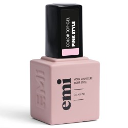 E.MiLac Color Top Pink Style – Top Coat Rose 2-en-1 | 9 ml