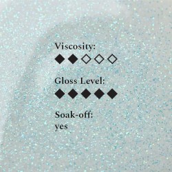 ShowLight Top Gel FEHU - Top coat scintillant 12 ml