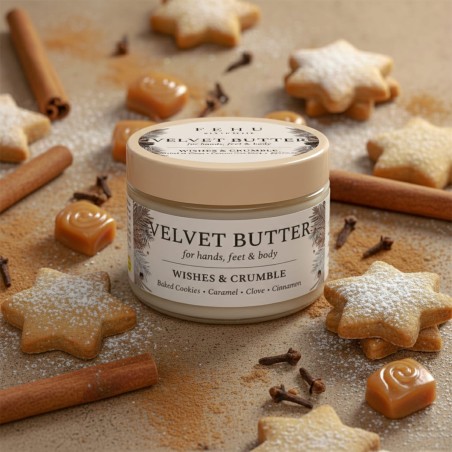 Velvet Butter Wishes & Crumble 100 g – Baume nourrissant festif