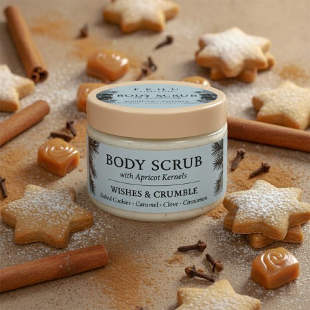 Body Scrub Wishes & Crumble 120 g FEHU – Gommage naturel gourmand