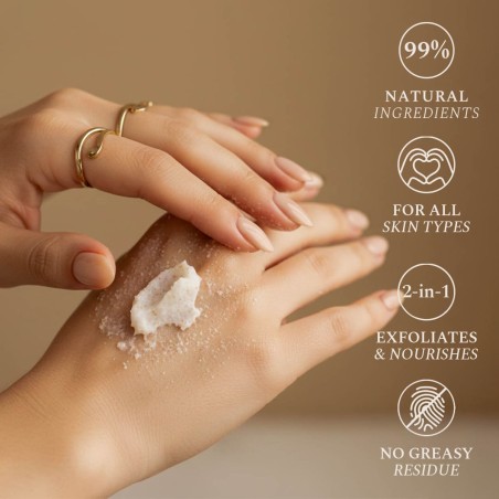Body Scrub Wishes & Crumble 120 g FEHU – Gommage naturel gourmand