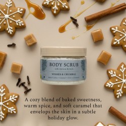 Body Scrub Wishes & Crumble 120 g FEHU – Gommage naturel gourmand