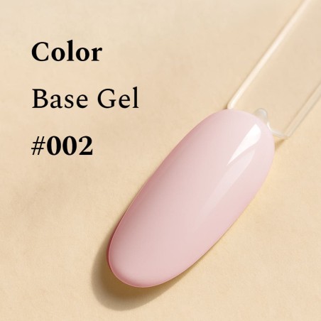 Color Base Gel #02 Morning Peony 12 ml FEHU – Base couleur rosée