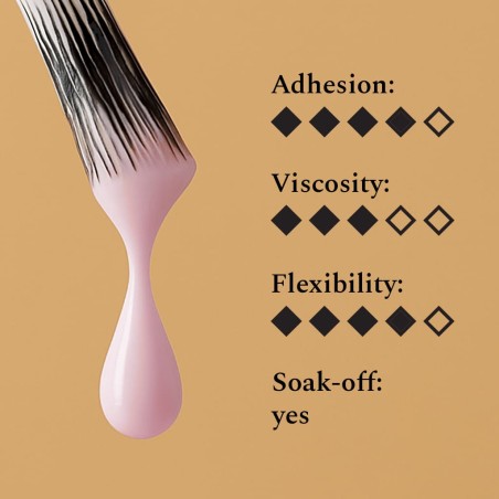 Color Base Gel #02 Morning Peony 12 ml FEHU – Base couleur rosée