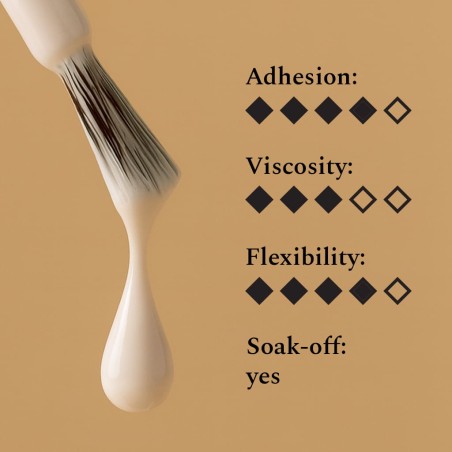 Color Base Gel #01 Almond Milk 12 ml FEHU – Base couleur nude laiteux