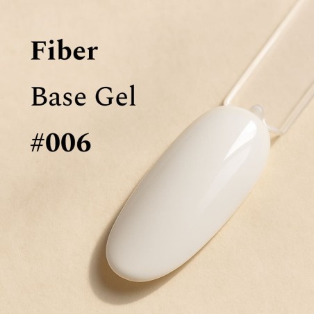 Fiber Base Gel #06 Milky White 12 ml FEHU – Base fibre HEMA Free