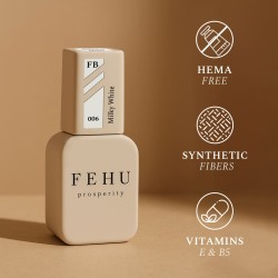Fiber Base Gel #06 Milky White 12 ml FEHU – Base fibre HEMA Free