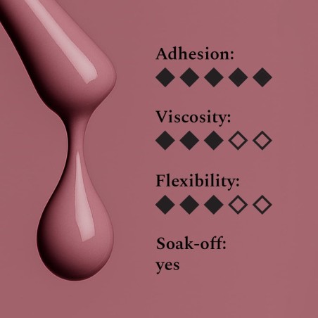 Fiber Base Gel #04 Misty Rose 12 ml FEHU – Base fibre rose HEMA Free