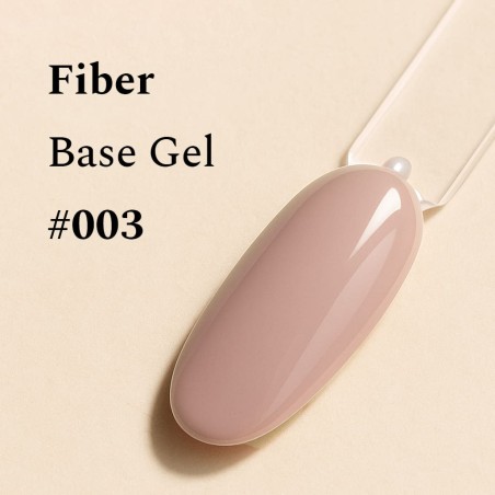 Fiber Base Gel #03 Creamy Latte 12 ml FEHU – Base fibre nude HEMA Free