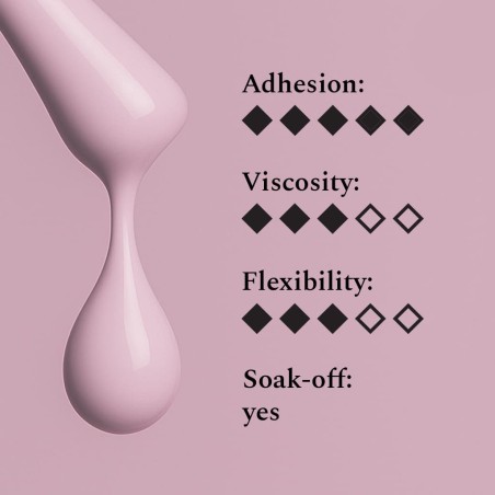 Fiber Base Gel #02 Frozen Pink 12 ml FEHU – Base fibre rose froide