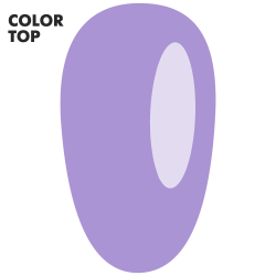 E.MiLac Color Top Muse Style – Top Coat Violet Effet Glacé | 9 ml