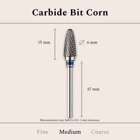 Carbide Bit Corn Medium 6 mm FEHU – Embout carbure retrait matériau