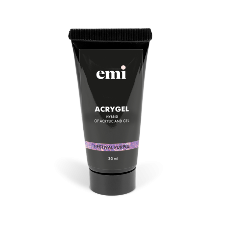 Acrygel Festival Purple – Gel Acrylique Violet Pailleté 30g