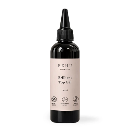 FEHU Top Coat Sans Résidu | Brillance Exceptionnelle & Sans HEMA