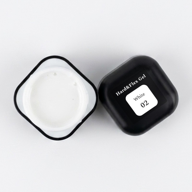 Hard & Flex Gel White 30g – Gel Construction Blanc Pro
