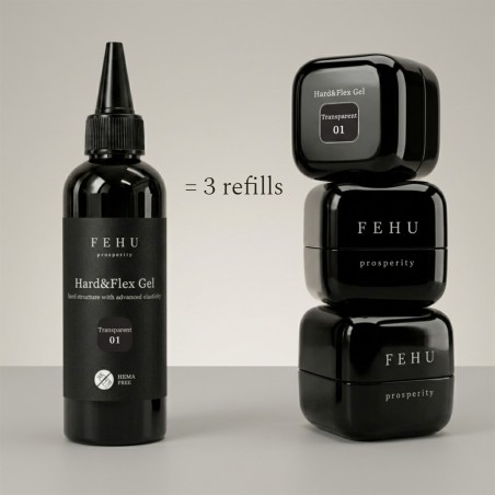 Hard & Flex Gel Transparent 100ml – Gel Construction Pro
