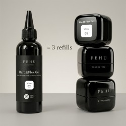 Hard & Flex Gel White – Gel Construction Blanc Pro