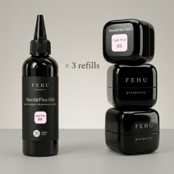 Hard & Flex Gel Light Pink – Gel Construction