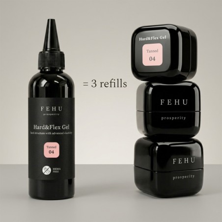 Hard & Flex Gel Tanned 100ml – Gel Construction Nude
