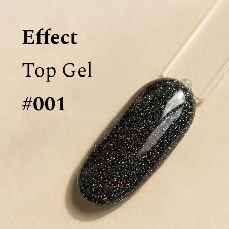 Effect Top Gel Orion 12ml – Top Coat Holo Graphite