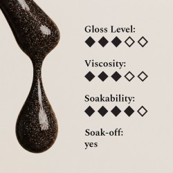 Effect Top Gel Orion 12ml – Top Coat Holo Graphite