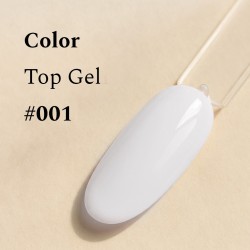 Color Top Gel Misty White 12ml – Top Coat Laiteux