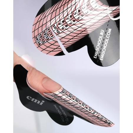 Nail Forms usage unique – 100 pièces | Formes pour modelage en arche