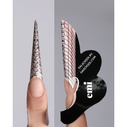 Nail Forms usage unique – 100 pièces | Formes pour modelage en arche