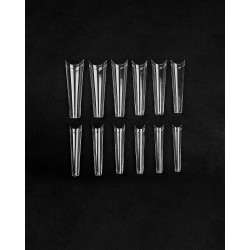 Express Manicure Nail Tips Coffin | Extensions rapides aspect naturel