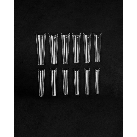 Express Manicure Nail Tips Coffin | Extensions rapides aspect naturel