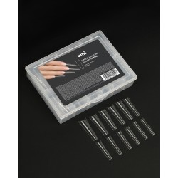 Express Manicure Nail Tips Coffin | Extensions rapides aspect naturel