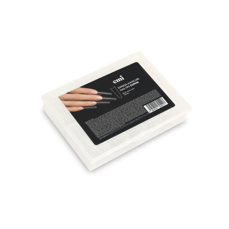 Express Manicure Nail Tips Coffin | Extensions rapides aspect naturel