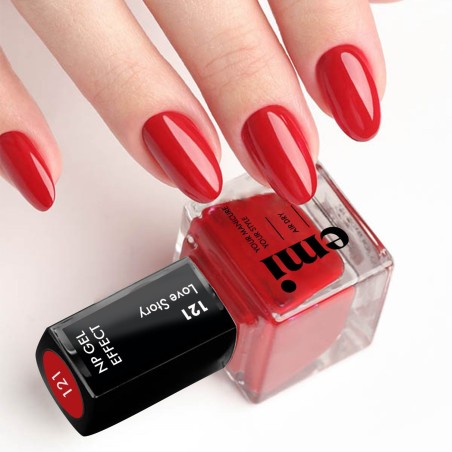 E.Mi Ultra Strong Gel Effect Love Story #121 – Vernis effet gel 9 ml
