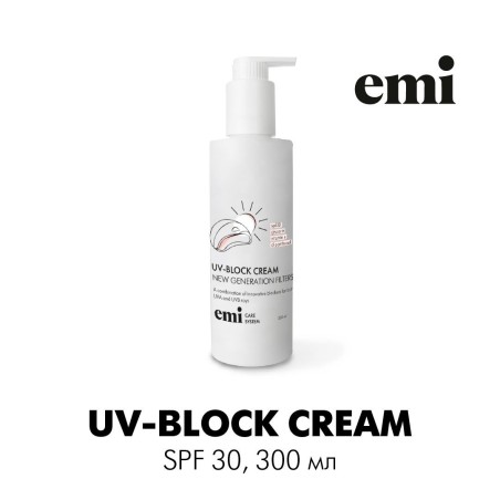 UV-Block Cream – Crème protectrice SPF 30 mains et pieds 300 ml