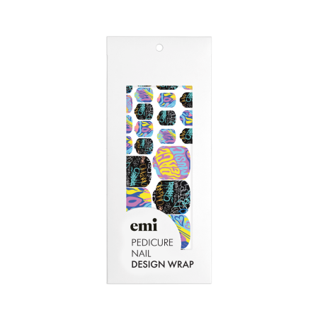 Pedicure Nail Wraps #5 Street Beat – Stickers ongles pédicure tendance