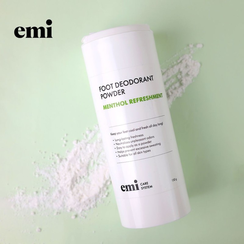 Foot Deodorant Powder 150 g – Poudre déodorante pour pieds frais et secs